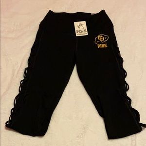 PINK Collegiate Yoga Pants ~ CU Buffalos